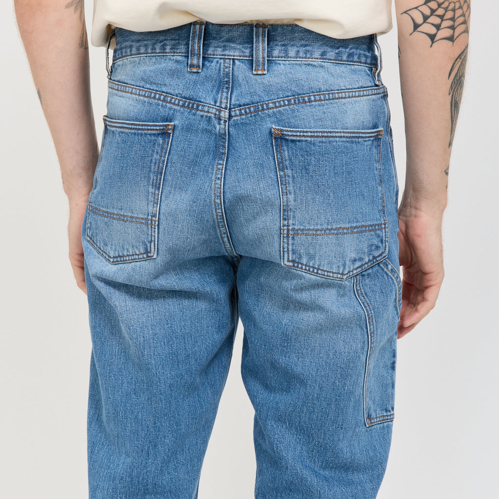Pantalón Painter con orillo Custom Fade - Azul desteñido