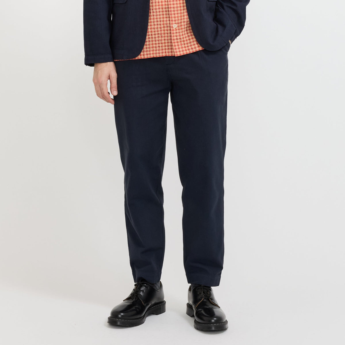 Pantalón de traje Assembly de espiga - Azul marino