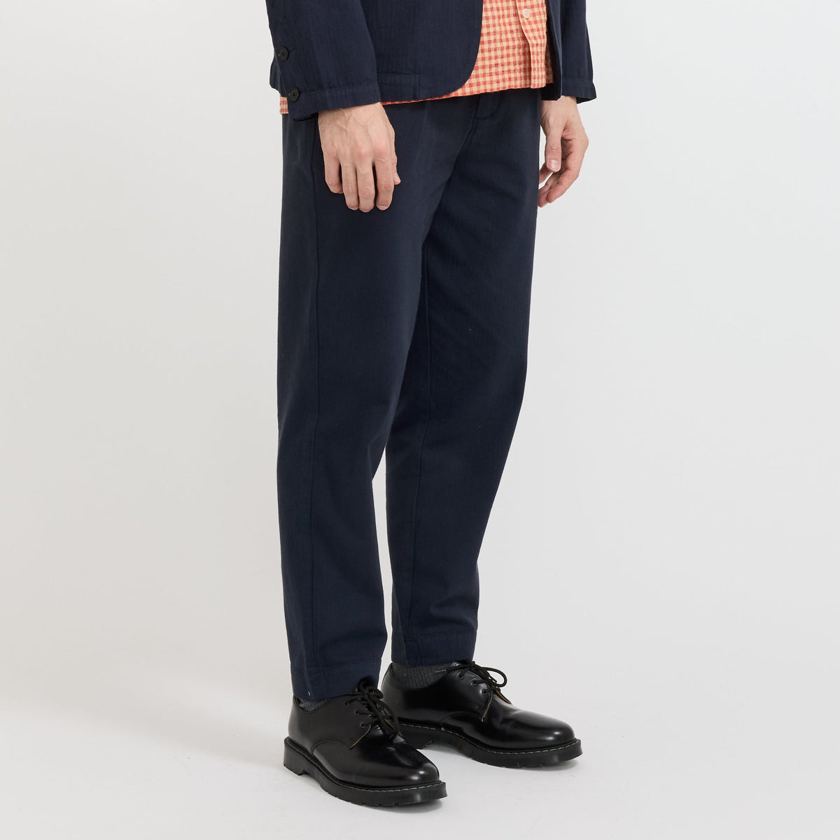 Pantalón de traje Assembly de espiga - Azul marino