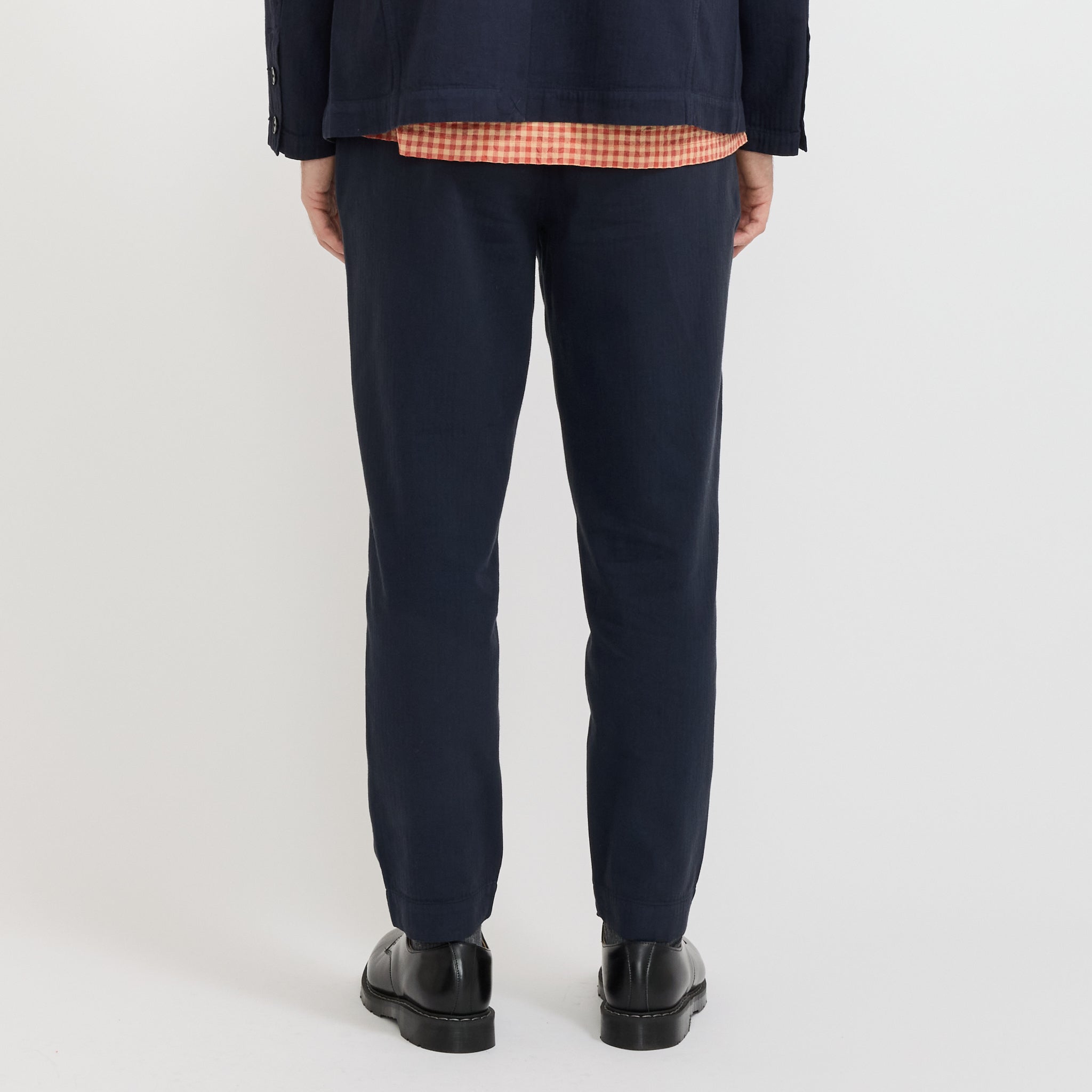 Pantalón de traje Assembly de espiga - Azul marino