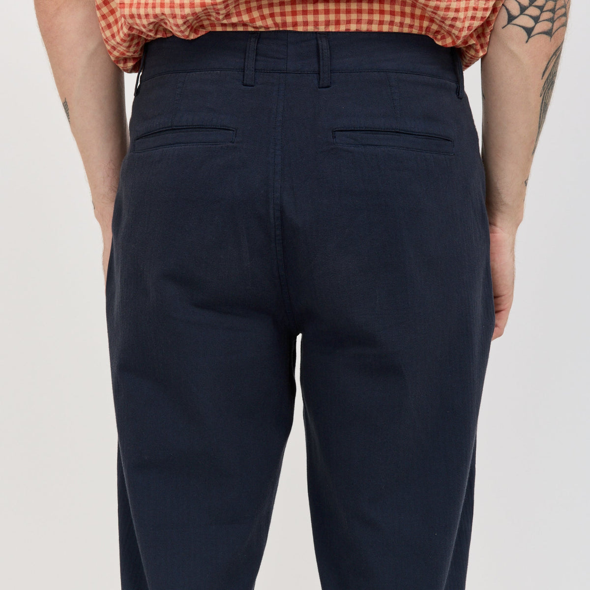 Pantalón de traje Assembly de espiga - Azul marino