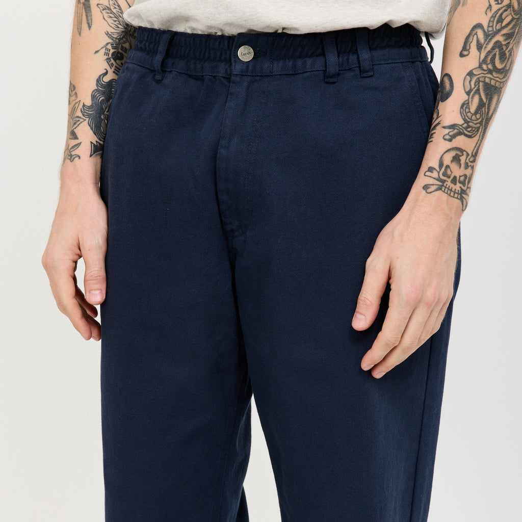Pantalón Clay de sarga - Azul marino