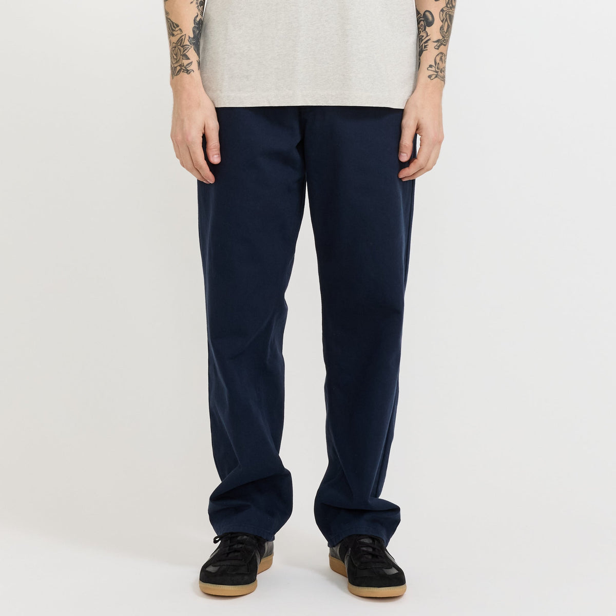 Pantalón Clay de sarga - Azul marino