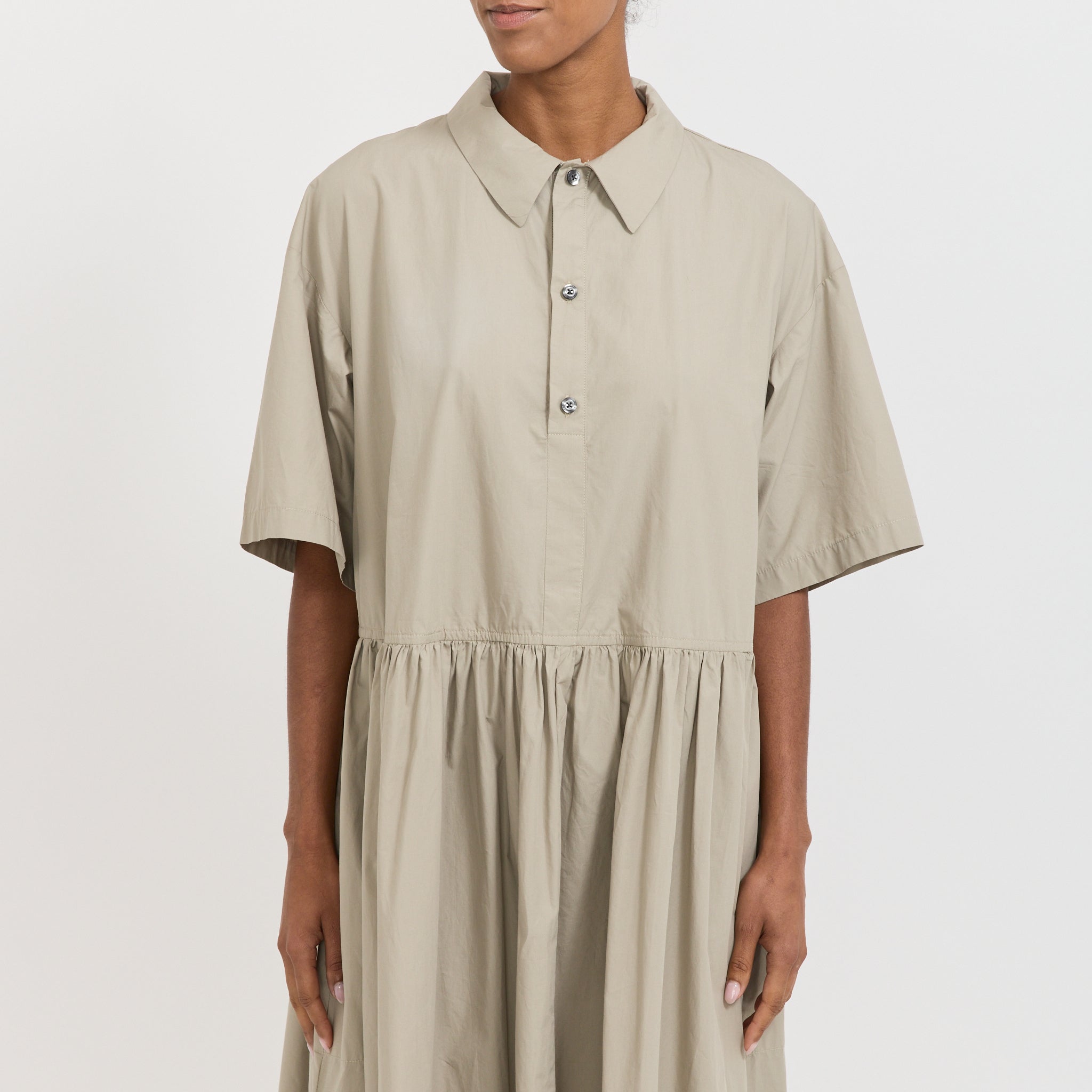 Vestido Jezabel Oyster - Beige ostra