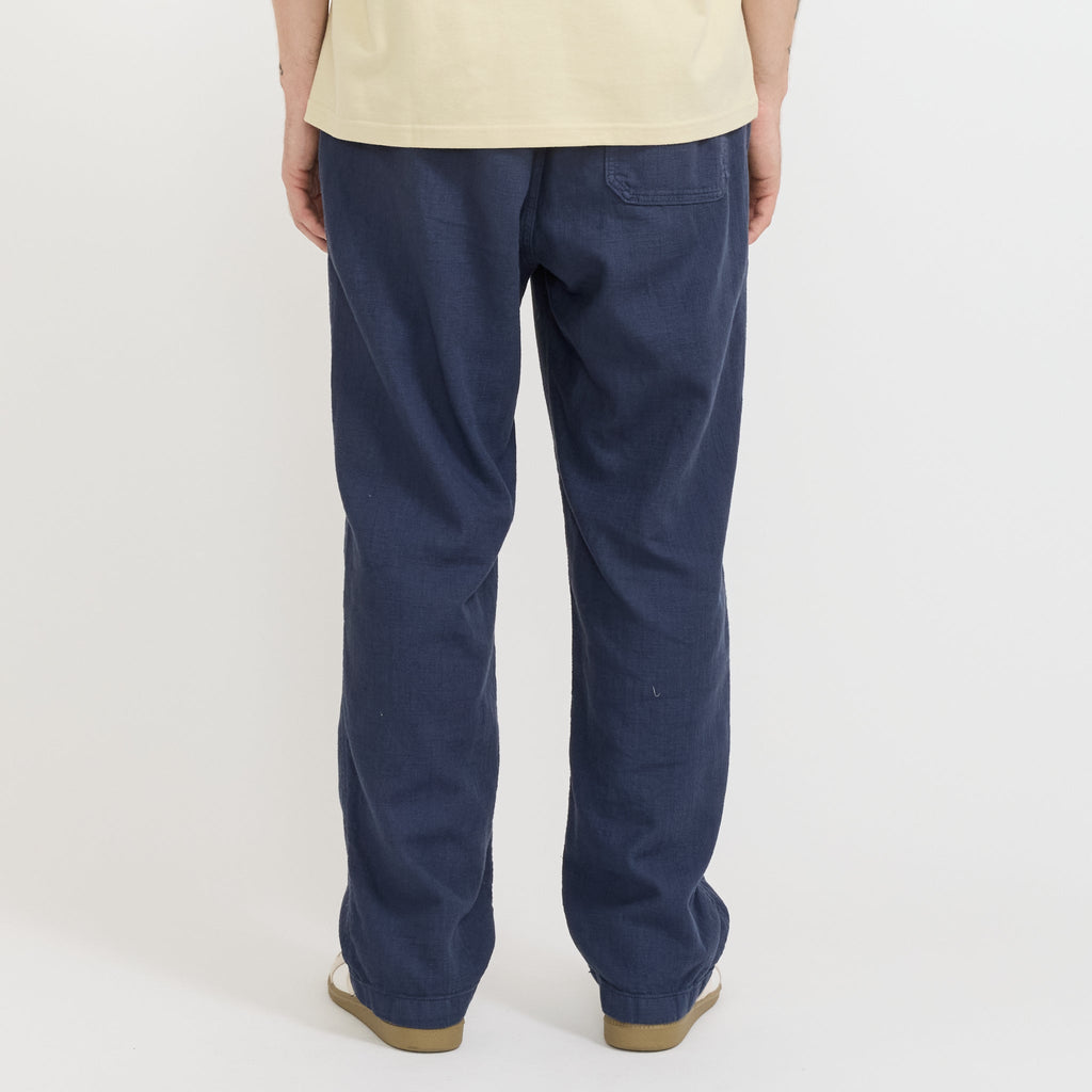 Pantalón Doune de tejido texturizado - Azul marino