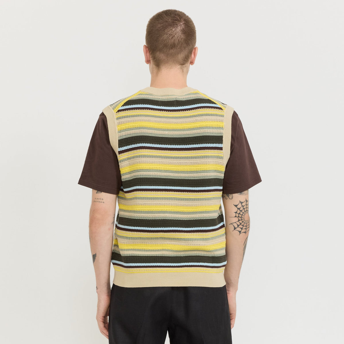 Top de punto Huxley de rayas - Multicolor