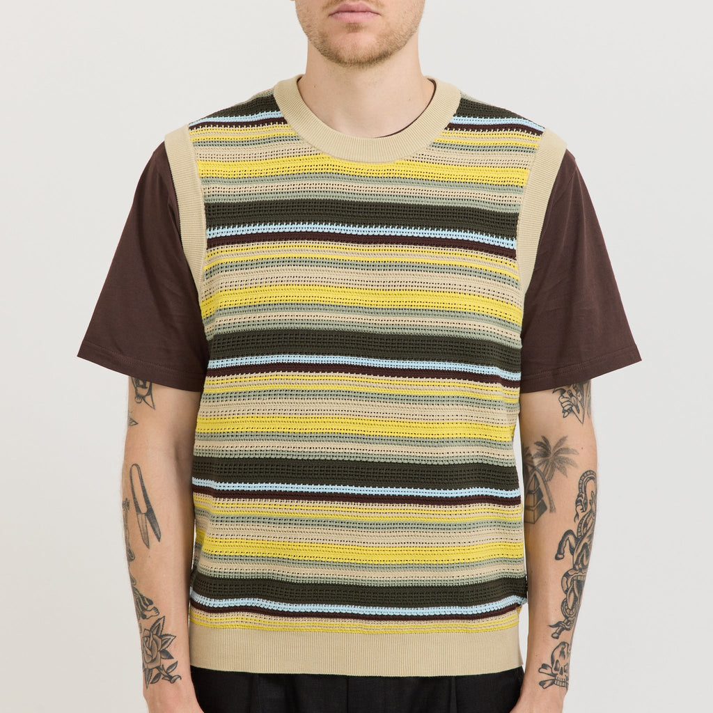 Top de punto Huxley de rayas - Multicolor