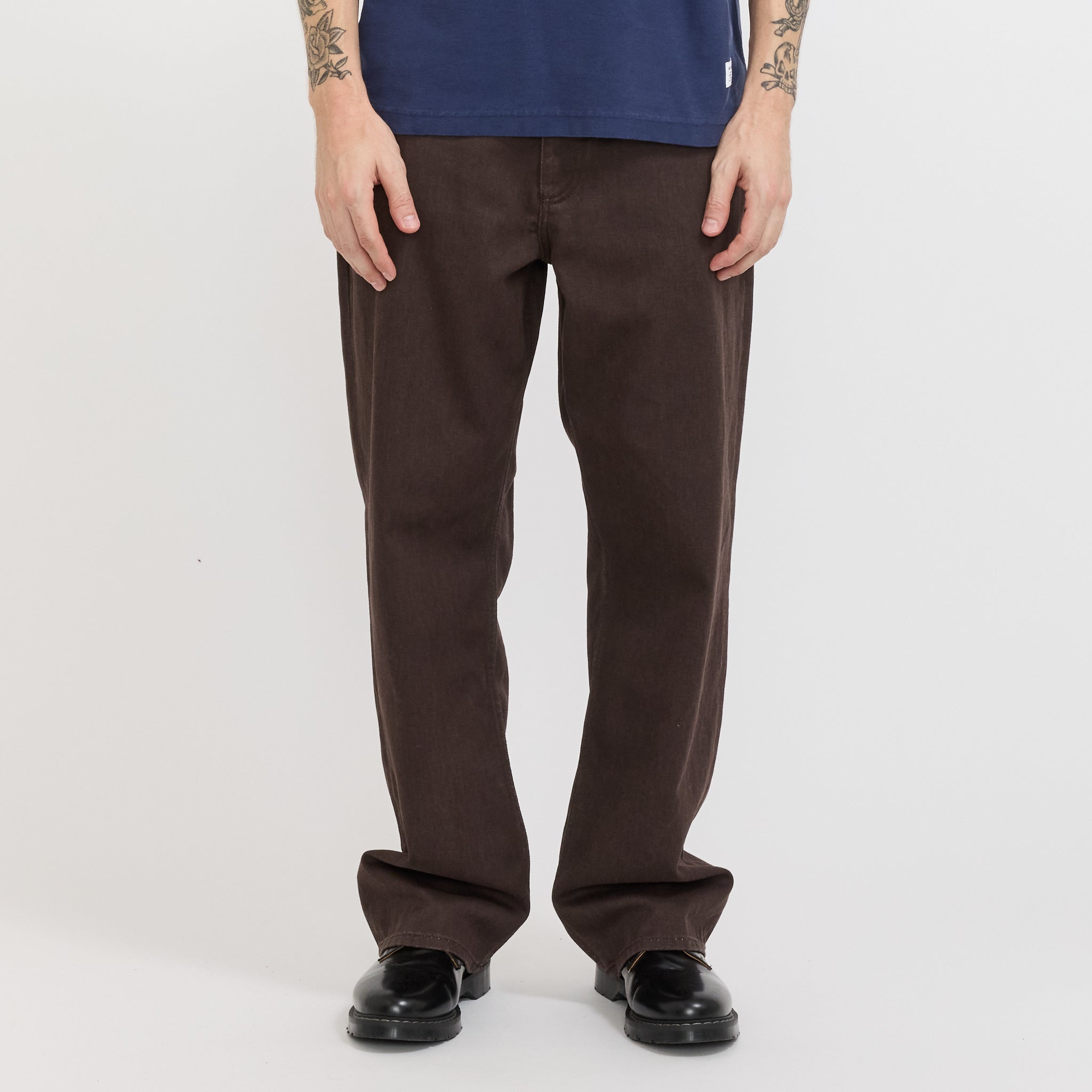 Pantalón Korshavn holgado de cinco bolsillos Shale - Gris pizarra