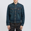 Chaqueta vaquera Conny de efecto desgastado - Azul lavado