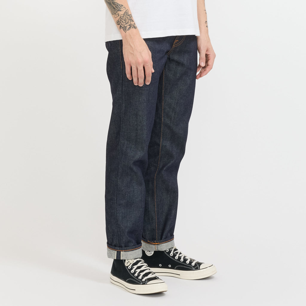 Vaqueros Gritty Jackson Dry Dusk con orillo - Azul índigo oscuro
