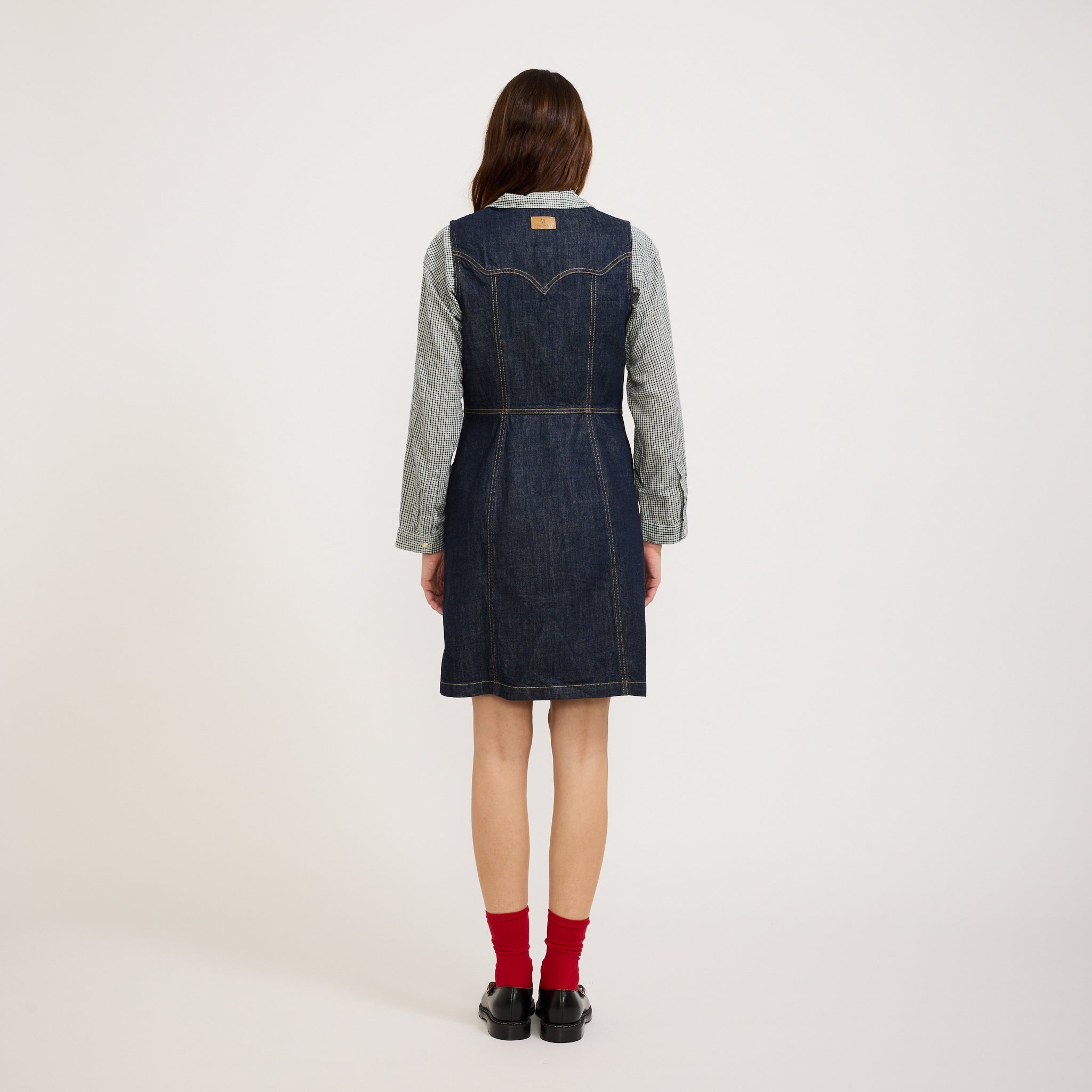 Vestido vaquero Ina One Wash - Azul índigo oscuro