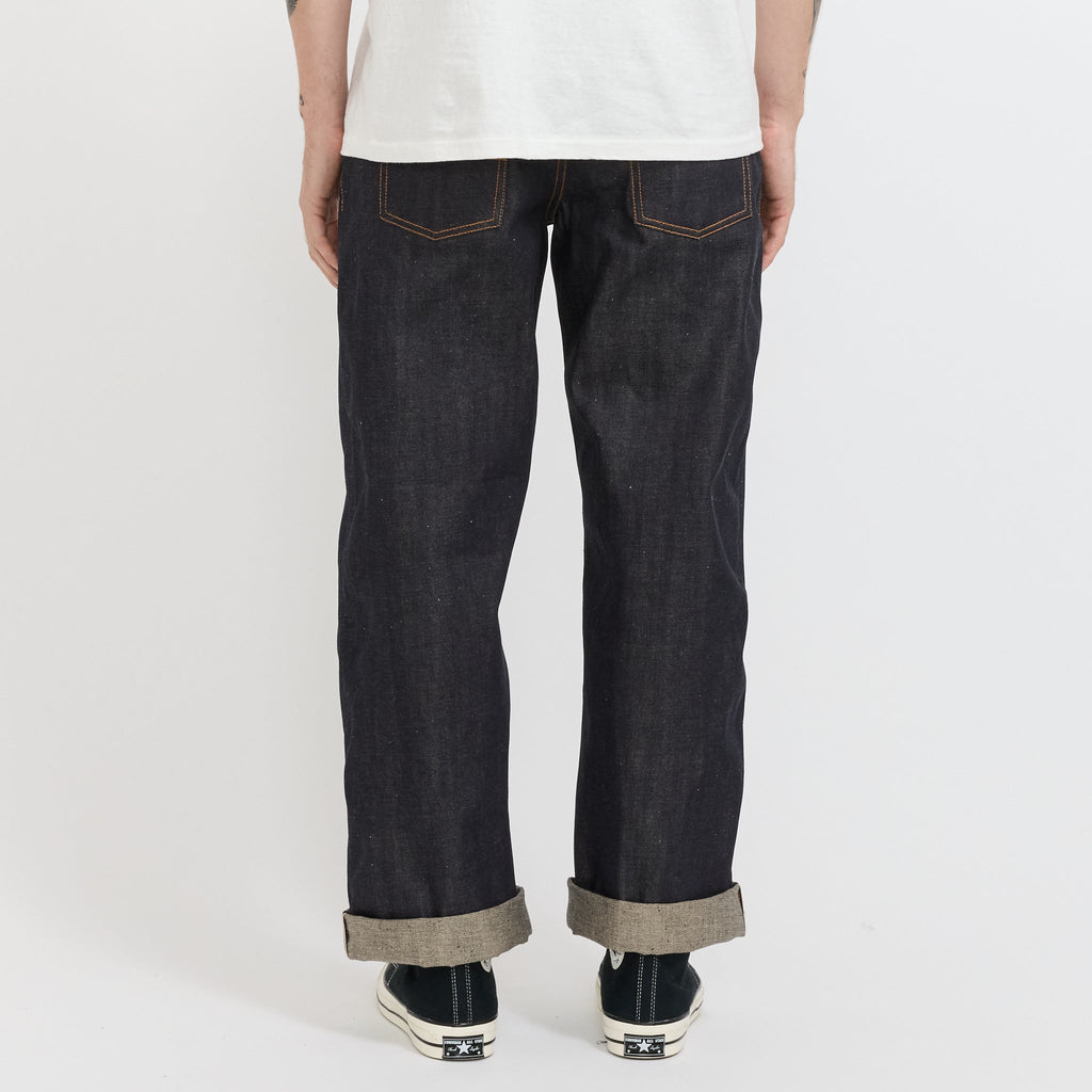 Vaqueros Loud Larry de denim seco con orillo - Azul índigo oscuro