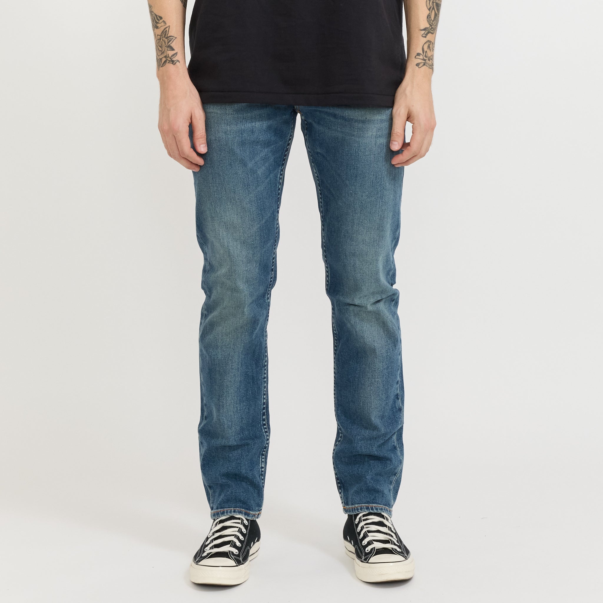 Vaqueros Solid Ollie Blue Dawn - Azul
