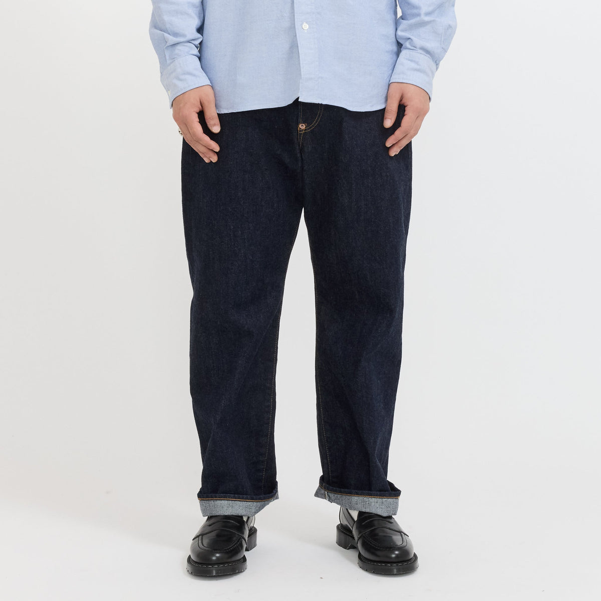Vaqueros anchos One Wash - Azul índigo oscuro