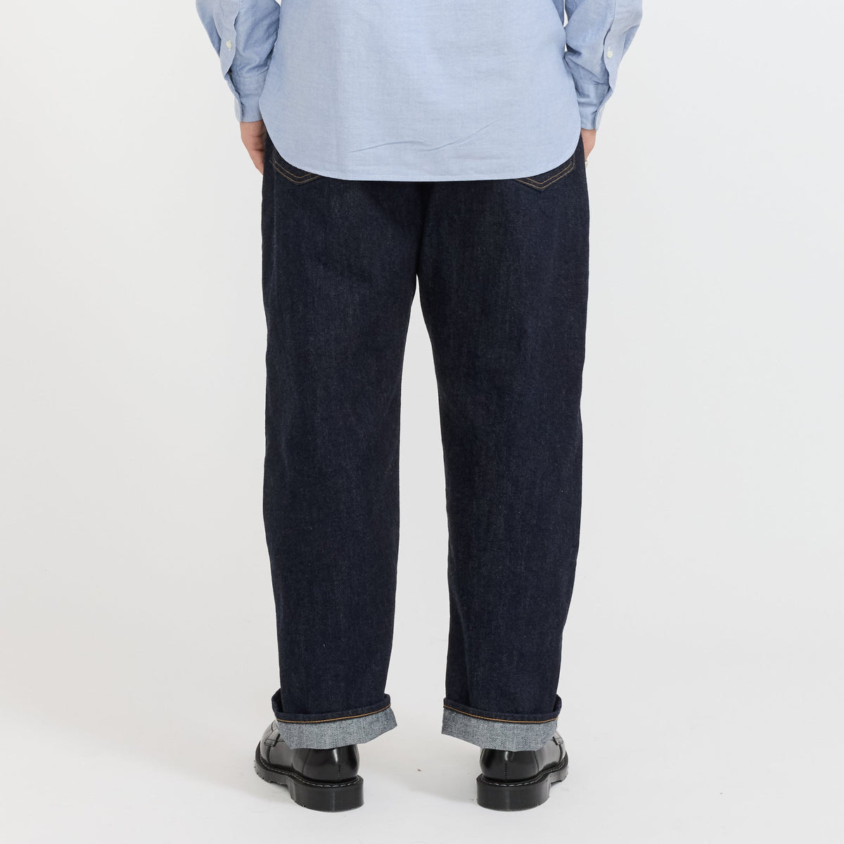Vaqueros anchos One Wash - Azul índigo oscuro