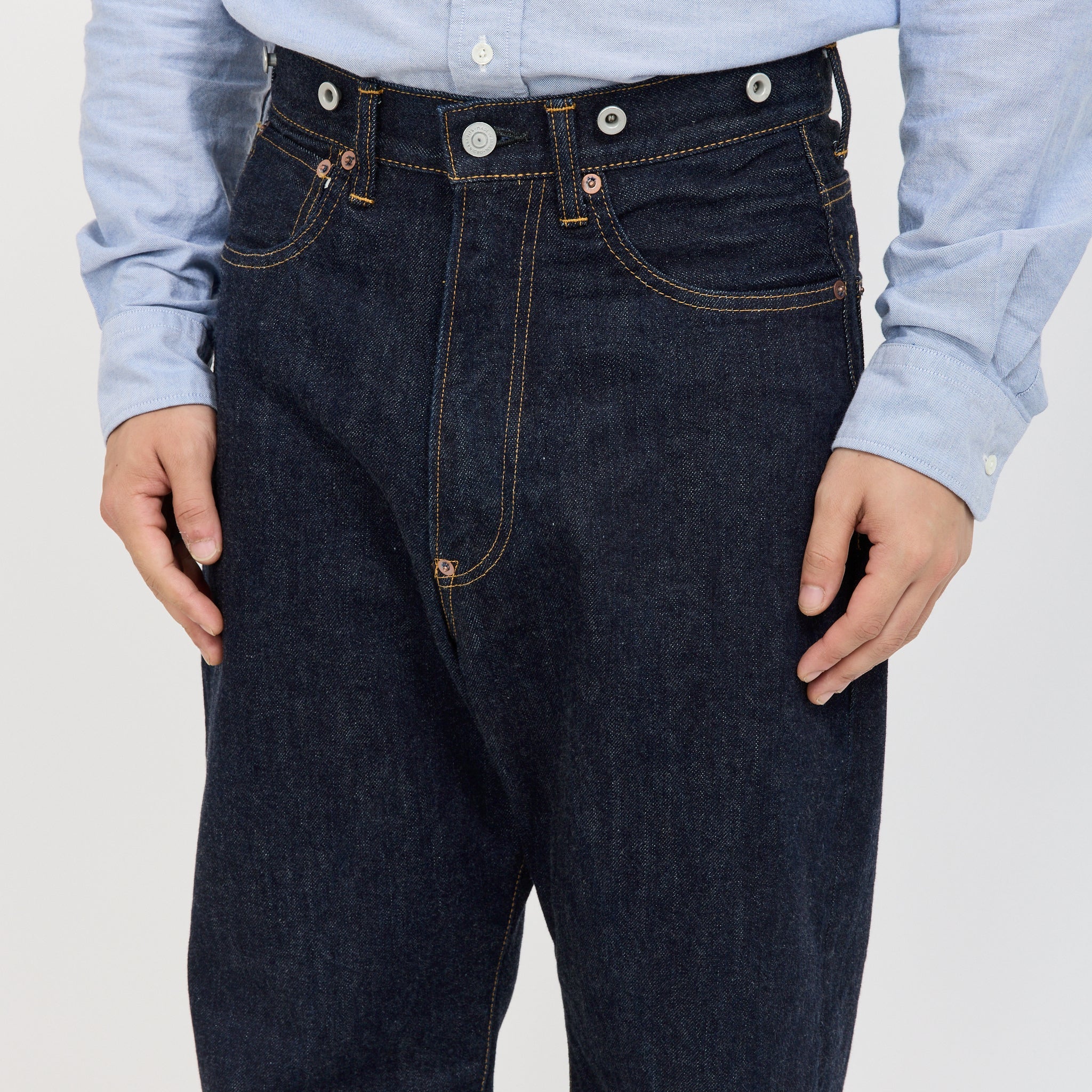 Vaqueros anchos One Wash - Azul índigo oscuro