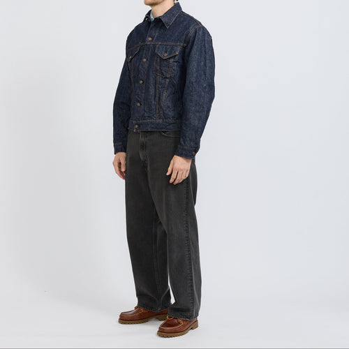 Chaqueta vaquera Type 3 de los años 60 One Wash - Azul índigo oscuro