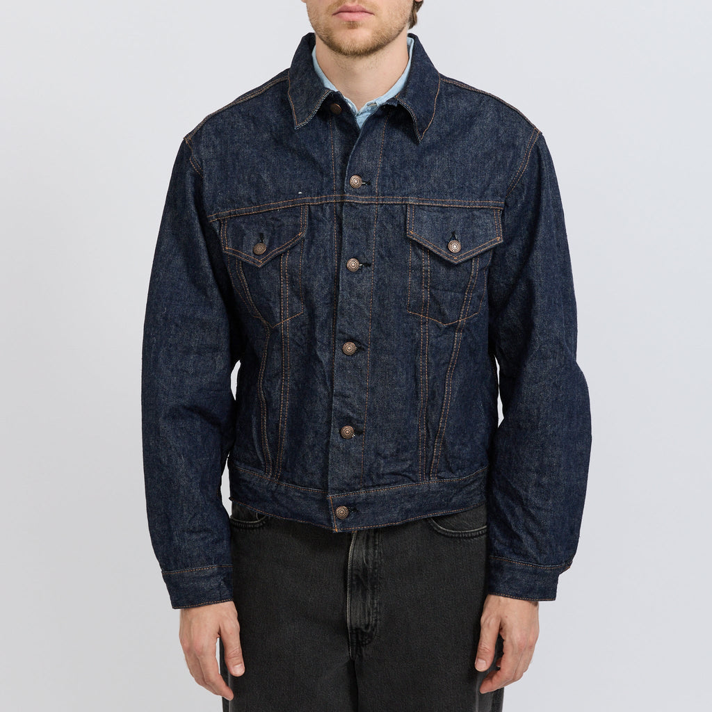 Chaqueta vaquera Type 3 de los años 60 One Wash - Azul índigo oscuro