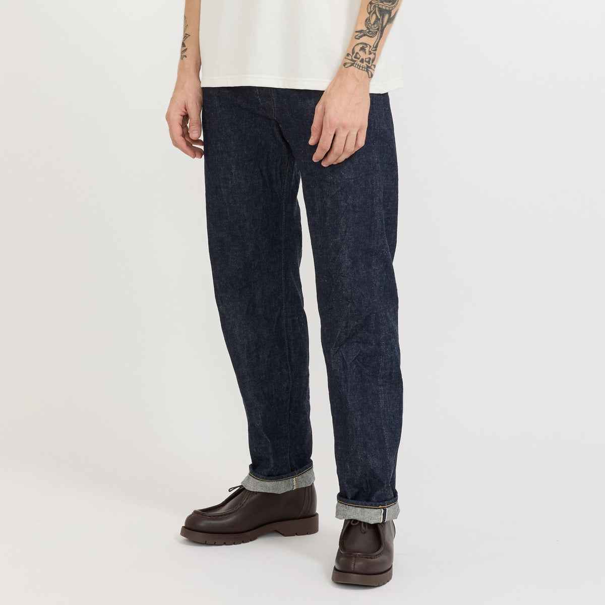 Vaqueros 105XX de los años 50 con orillo One Wash - Azul índigo oscuro