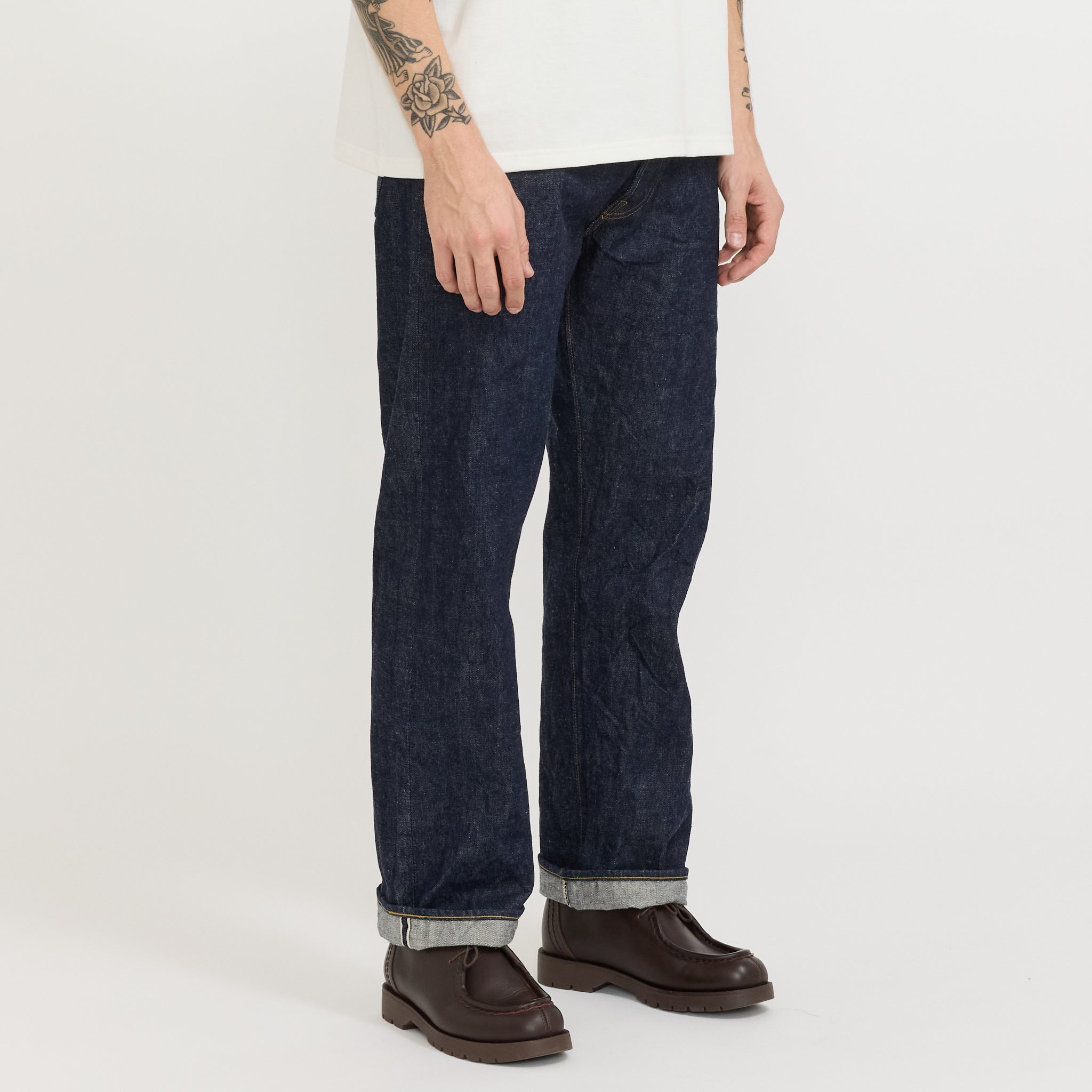 Vaqueros 105XX de los años 50 con orillo One Wash - Azul índigo oscuro