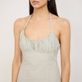 Vestido Fixate Vapour Check - Gris claro a cuadros
