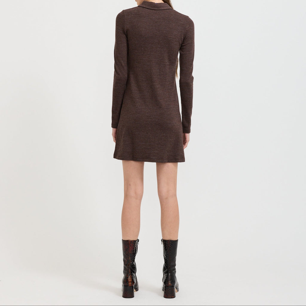 Vestido Habitat de lana Earth - Marrón tierra