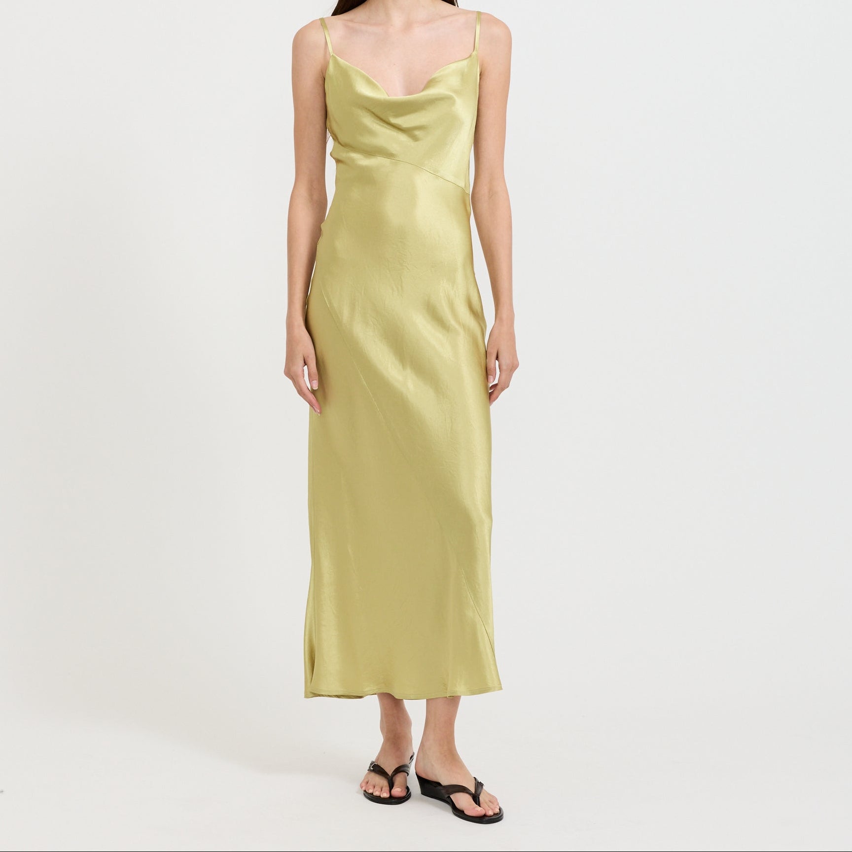 Vestido Rinse Algae - Verde alga