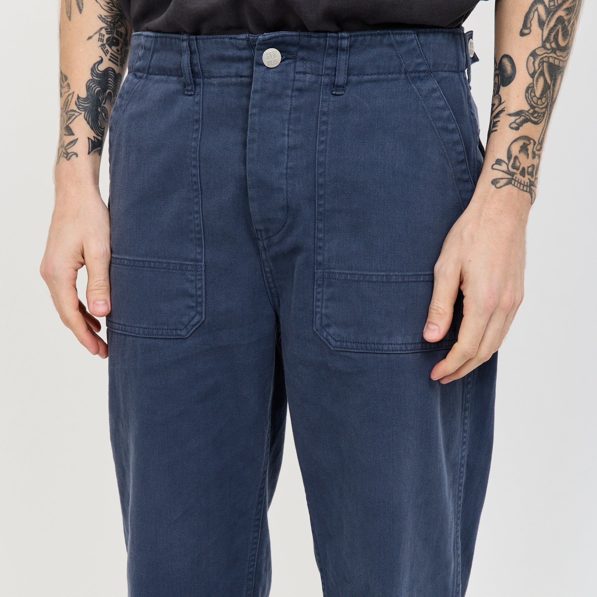 Pantalón Engineers de sarga - Azul