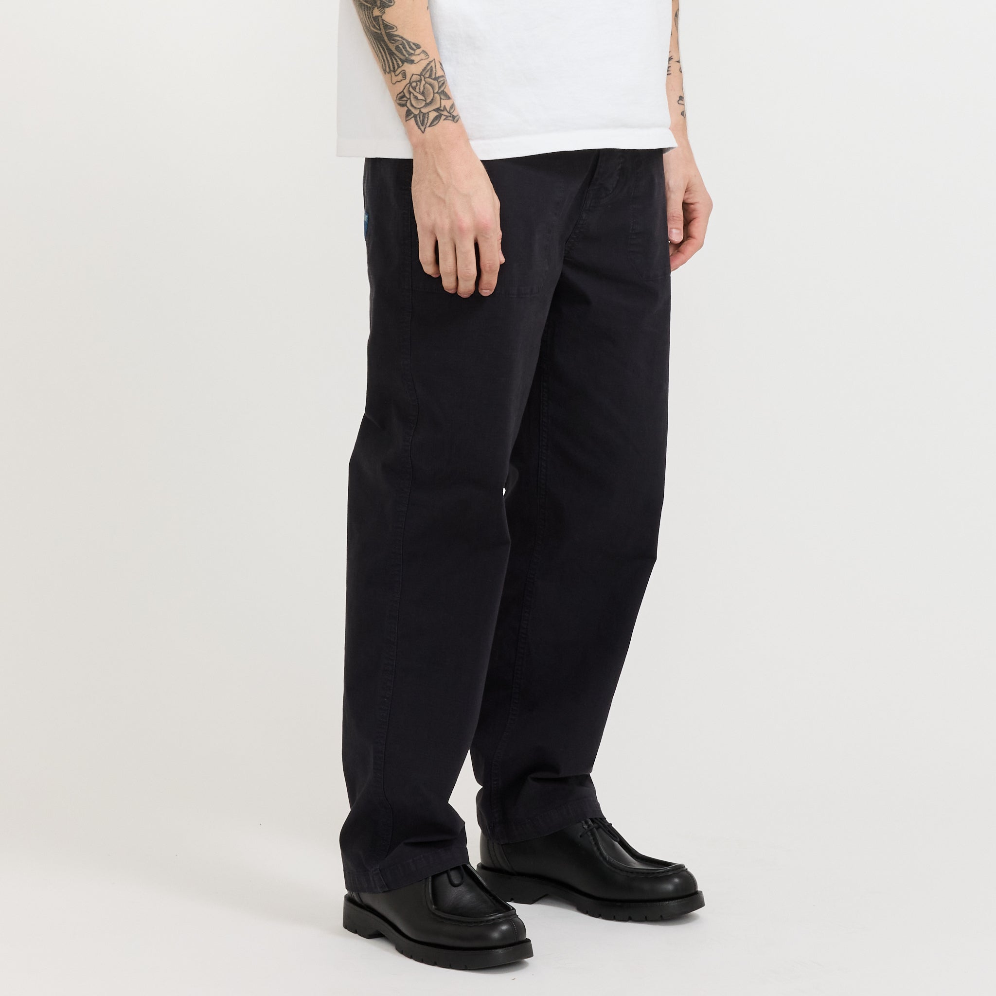 Pantalón Stewards de pana - Azul y negro