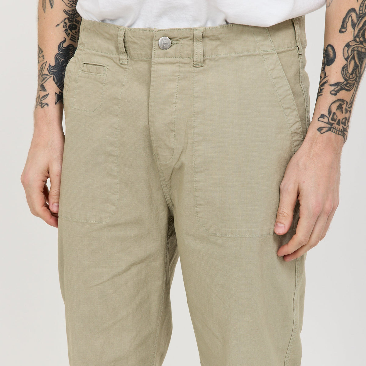 Pantalón Stewards de tejido ripstop - Verde cervatillo