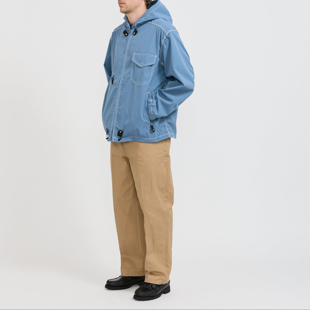 Parka Russel con cremallera - Gris pizarra