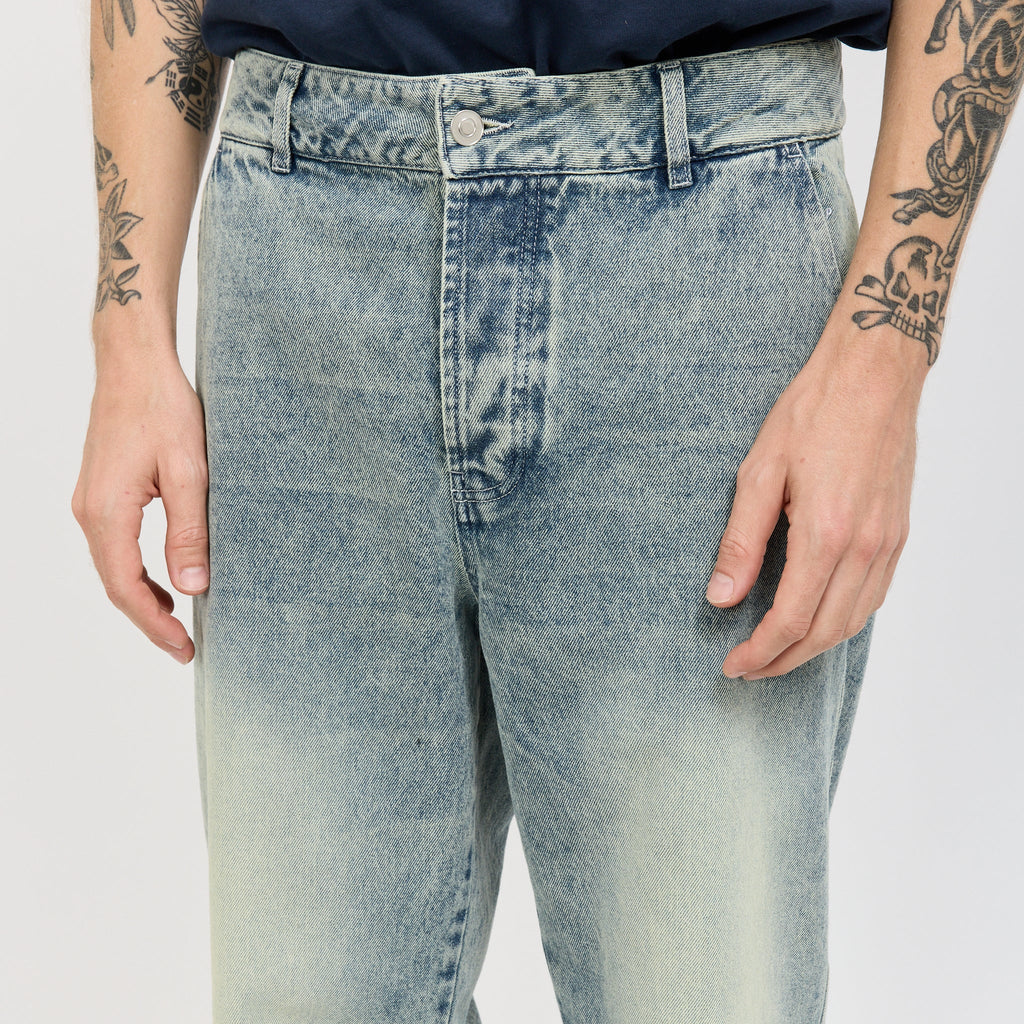 Vaqueros Beattie de denim enjuagado - Azul índigo