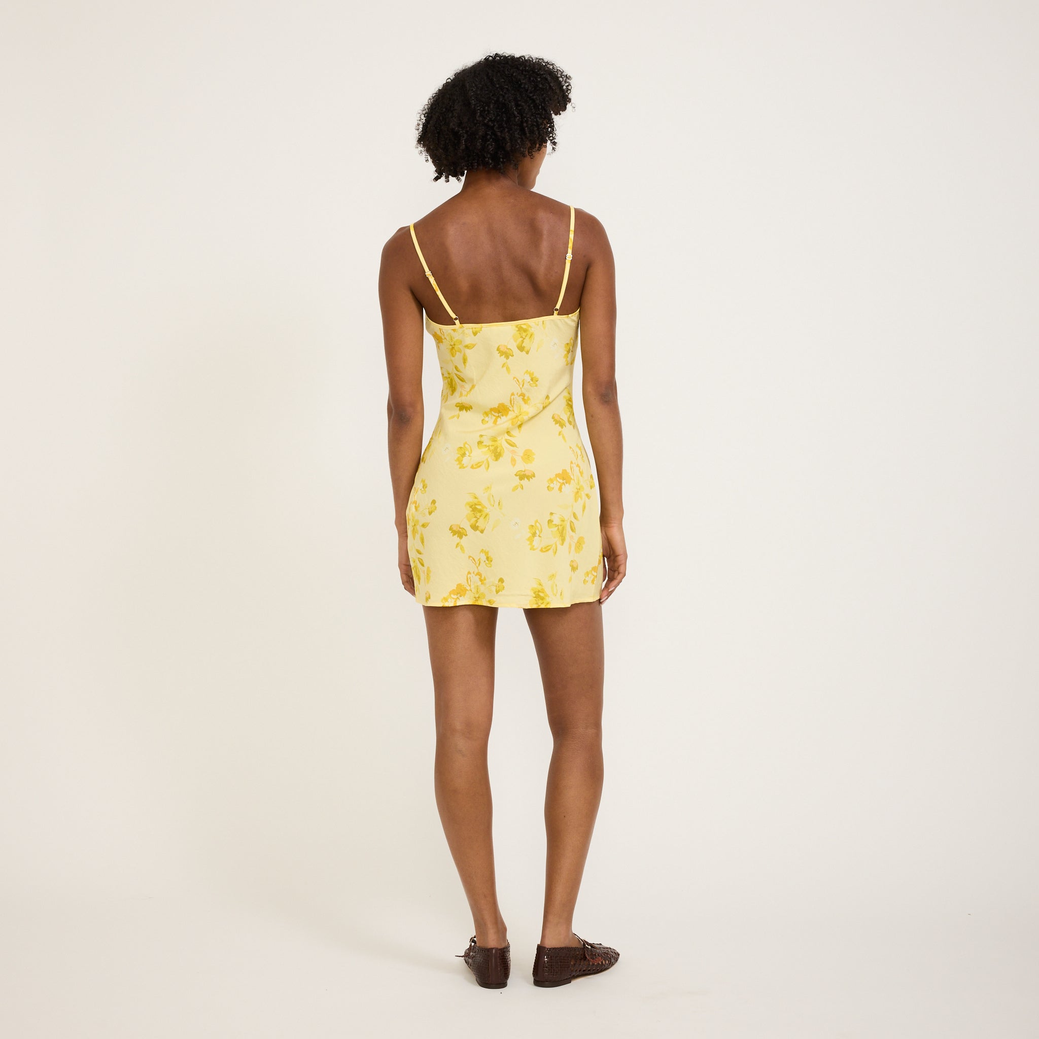 Minivestido Georgie Daydream Limoncello - Amarillo limón