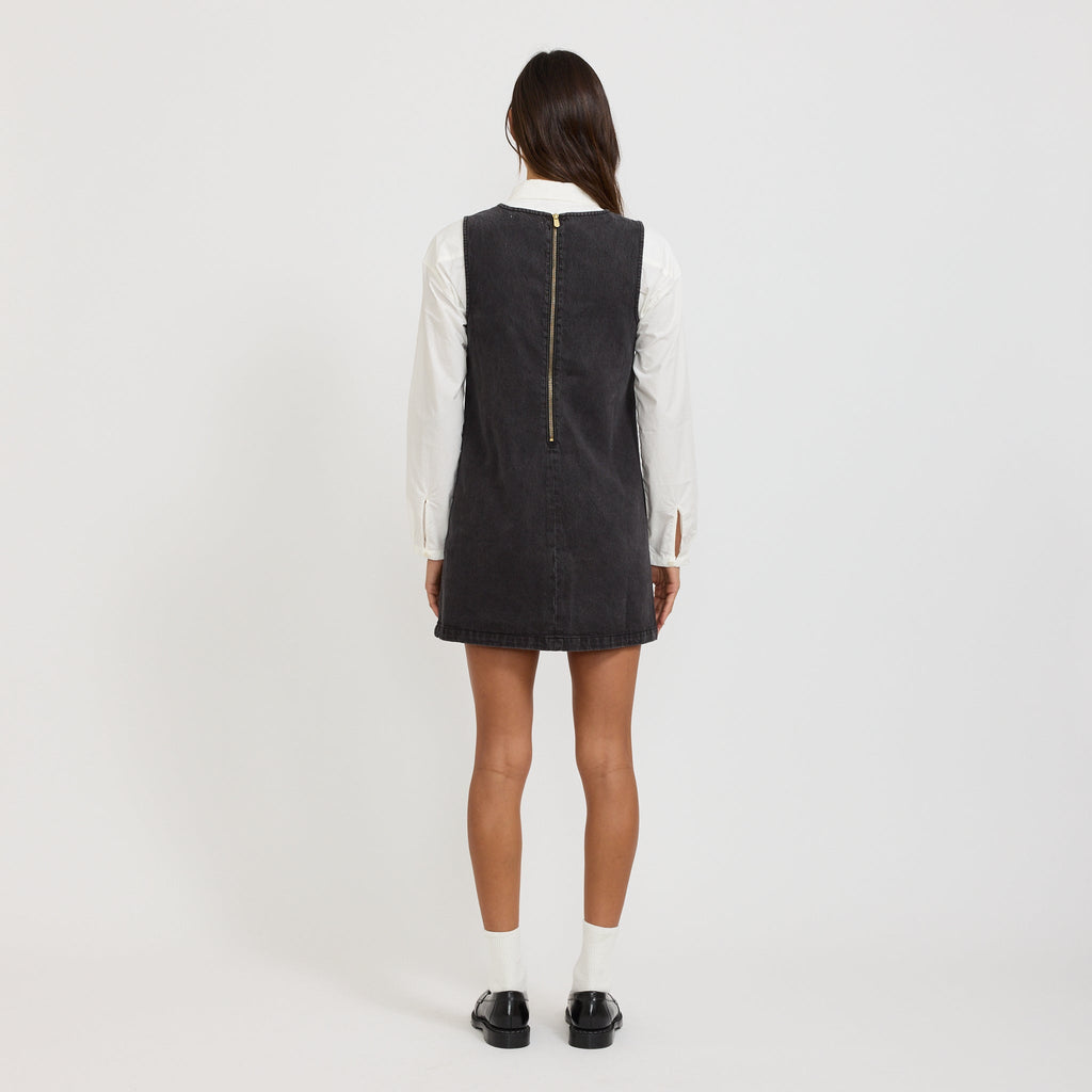 Vestido Shift Stone Black - Negro
