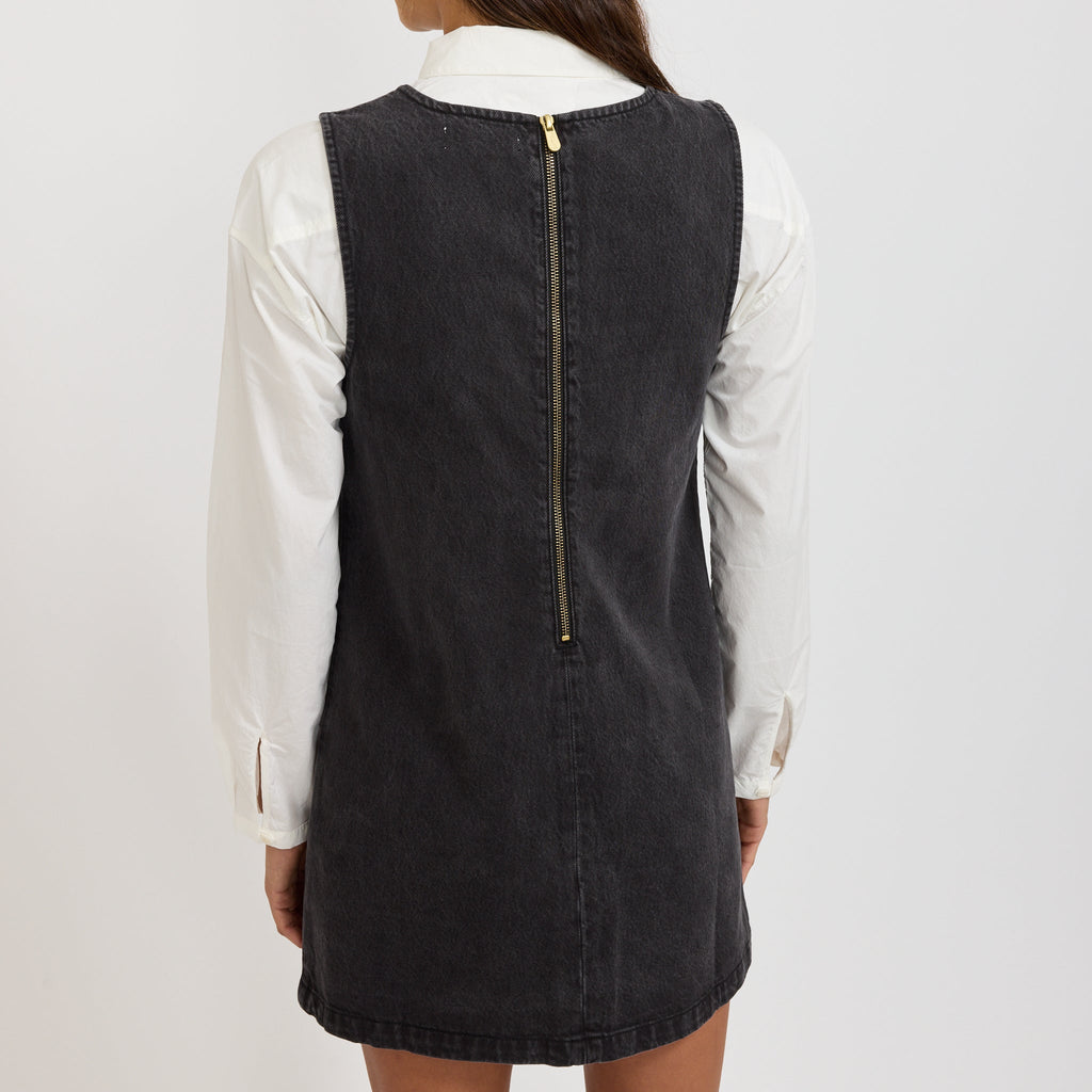 Vestido Shift Stone Black - Negro