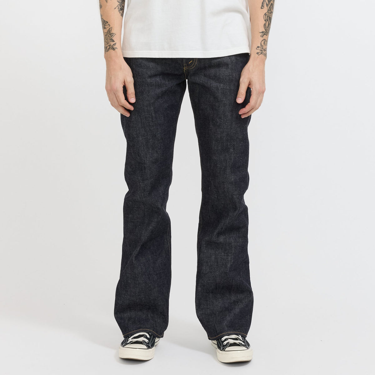Vaqueros Boot Cut SC42321 One Wash de 14 oz - Azul índigo oscuro