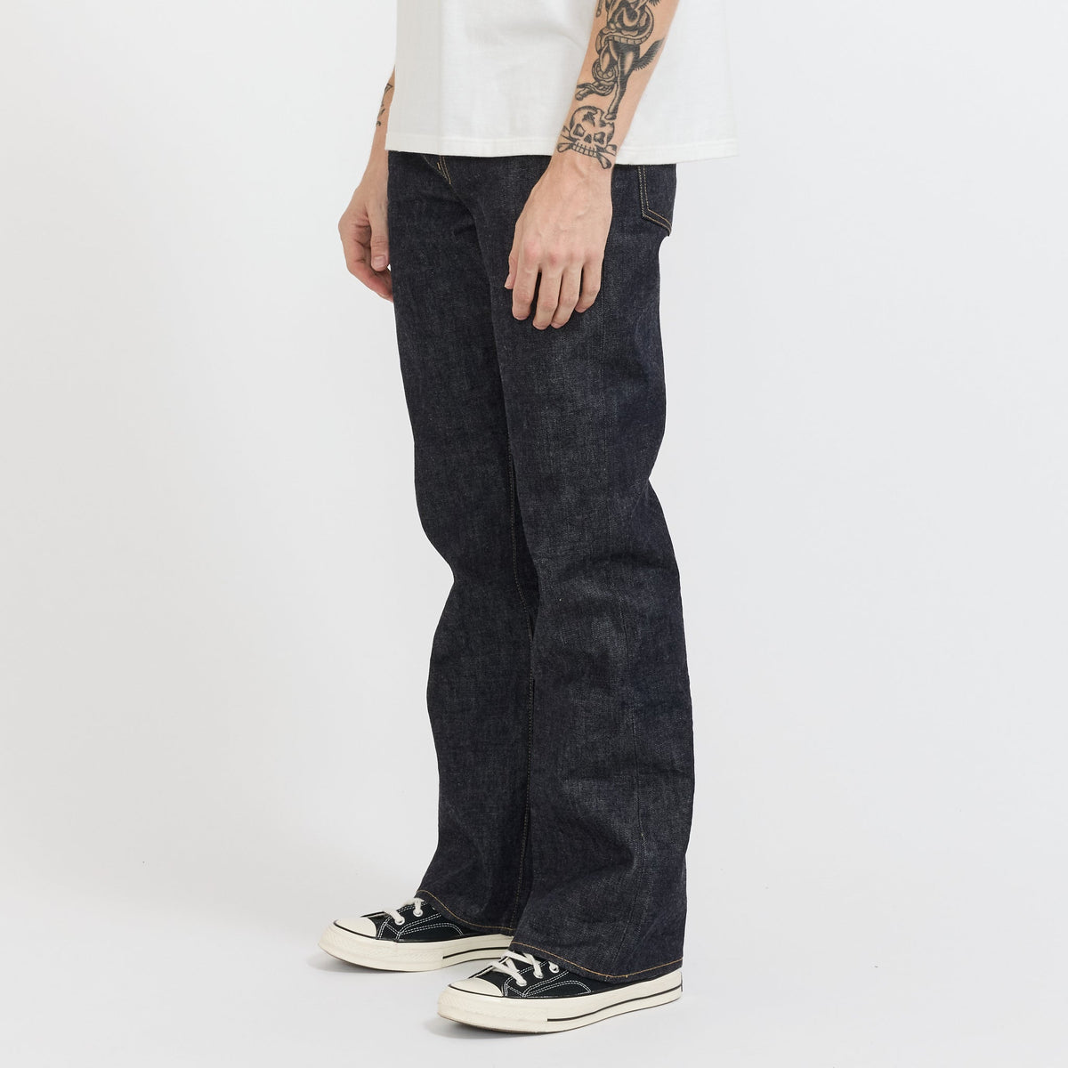 Vaqueros Boot Cut SC42321 One Wash de 14 oz - Azul índigo oscuro