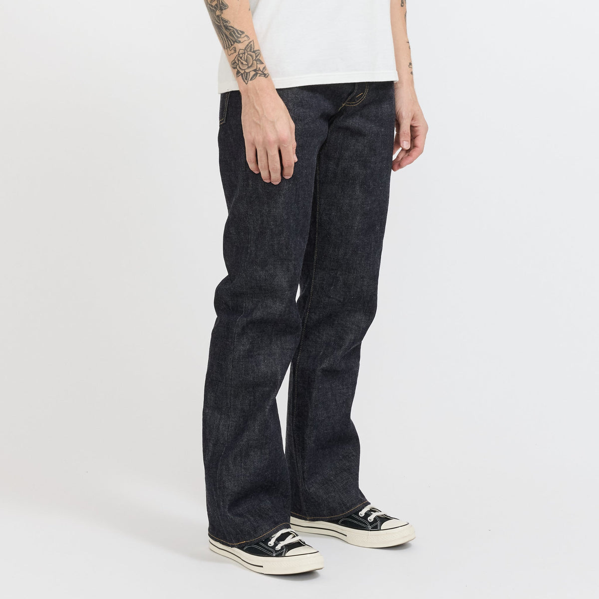 Vaqueros Boot Cut SC42321 One Wash de 14 oz - Azul índigo oscuro