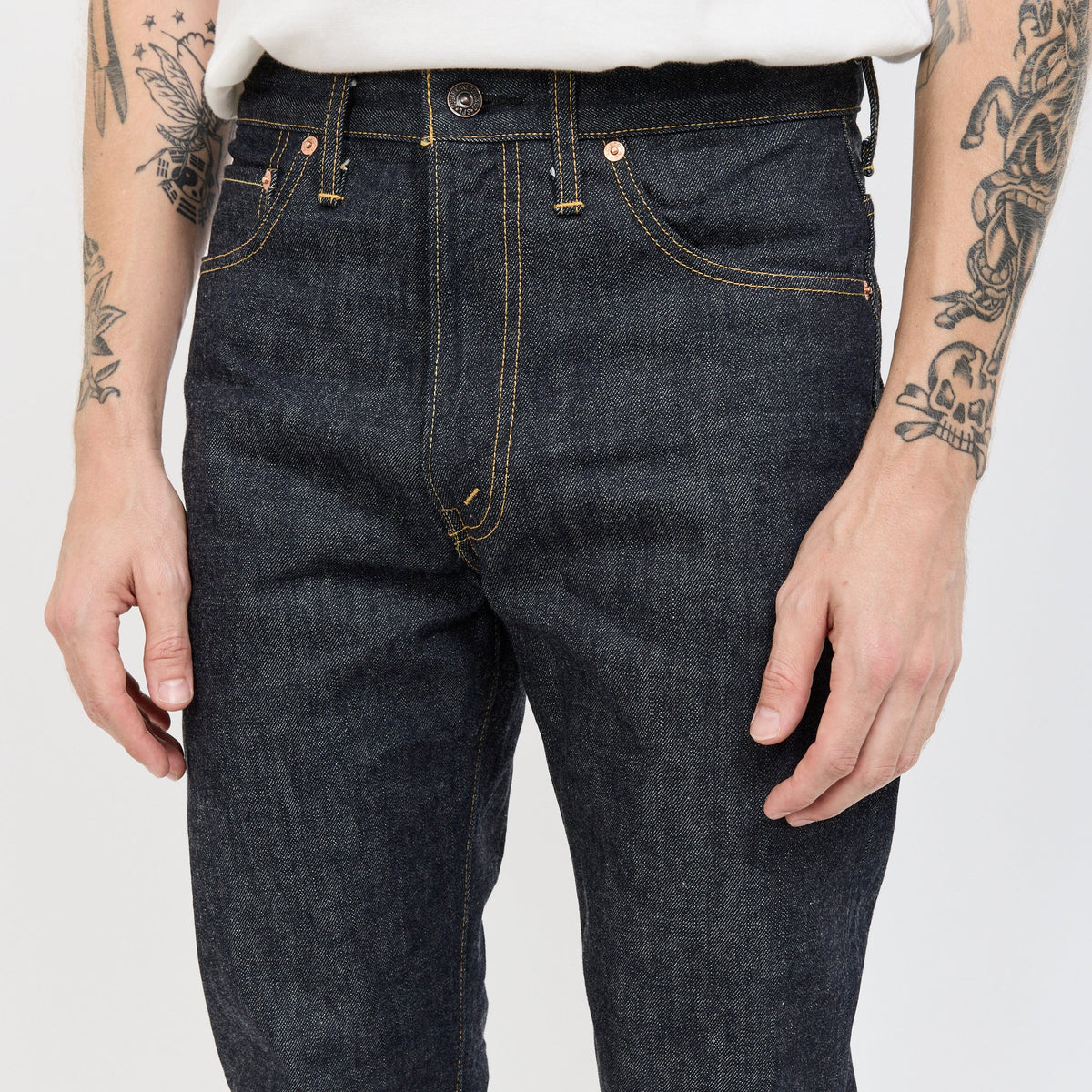 Vaqueros Boot Cut SC42321 One Wash de 14 oz - Azul índigo oscuro