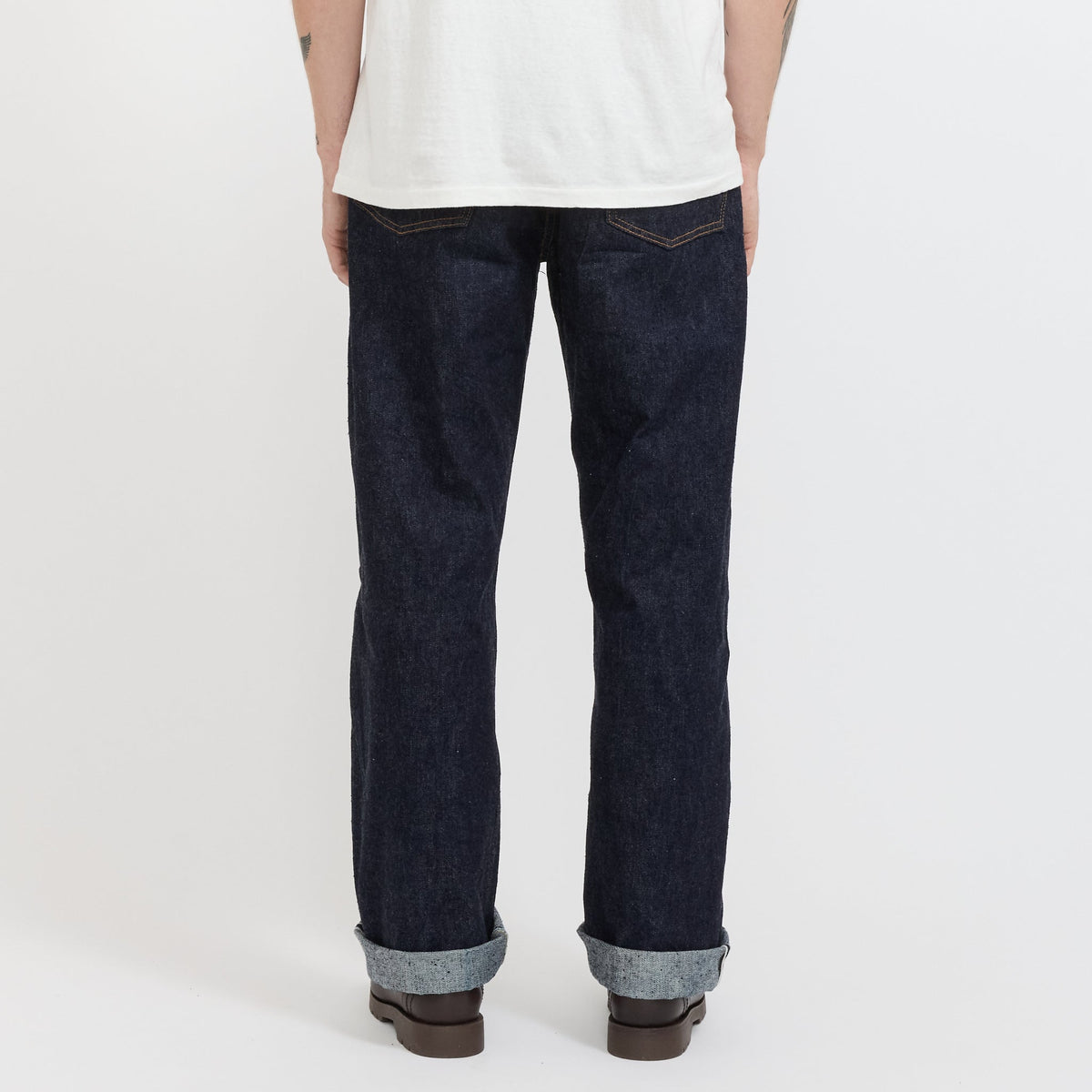 Vaqueros de pierna ancha One Wash de 13 oz - Azul índigo oscuro