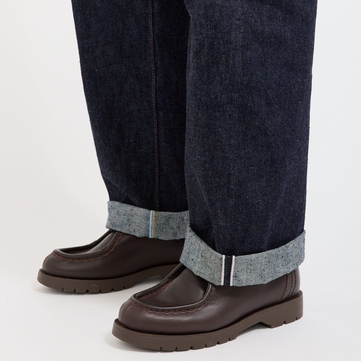Vaqueros de pierna ancha One Wash de 13 oz - Azul índigo oscuro