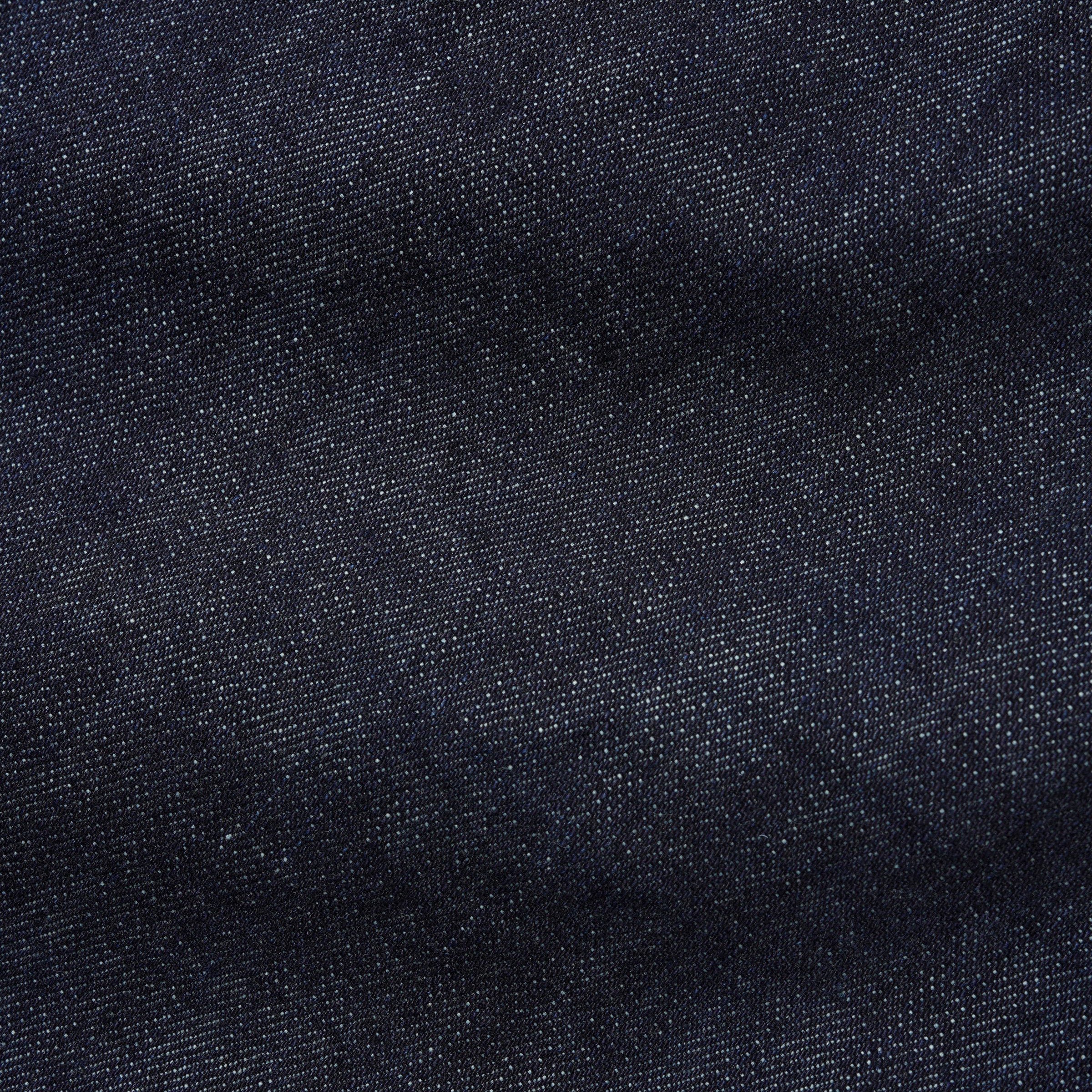 Vaqueros de pierna recta con orillo - Azul