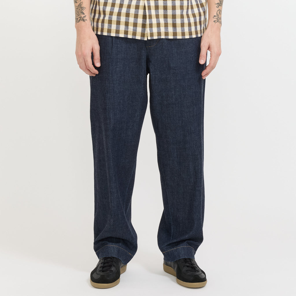 Pantalón Duke de denim ligero Kaihara - Azul índigo