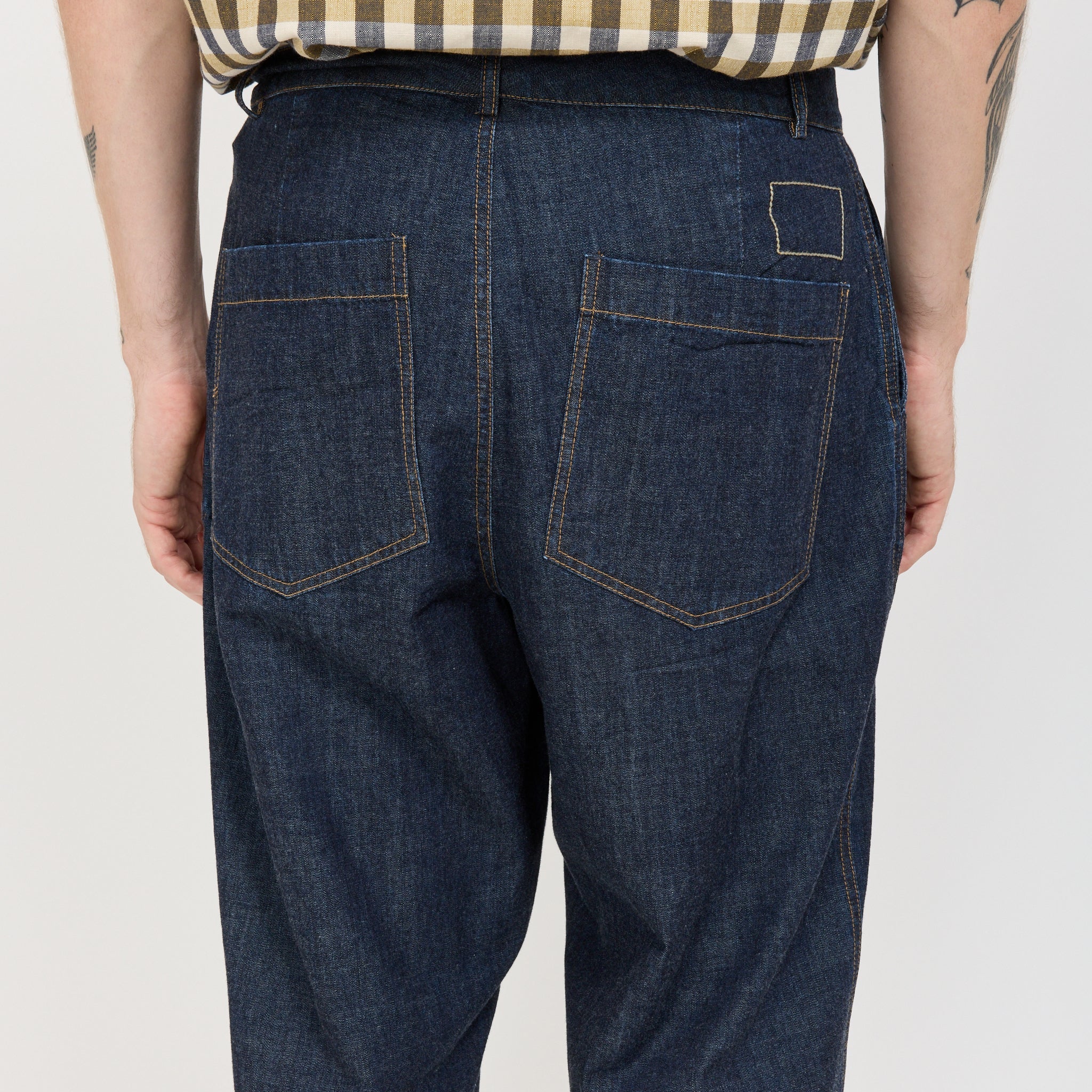 Pantalón Duke de denim ligero Kaihara - Azul índigo