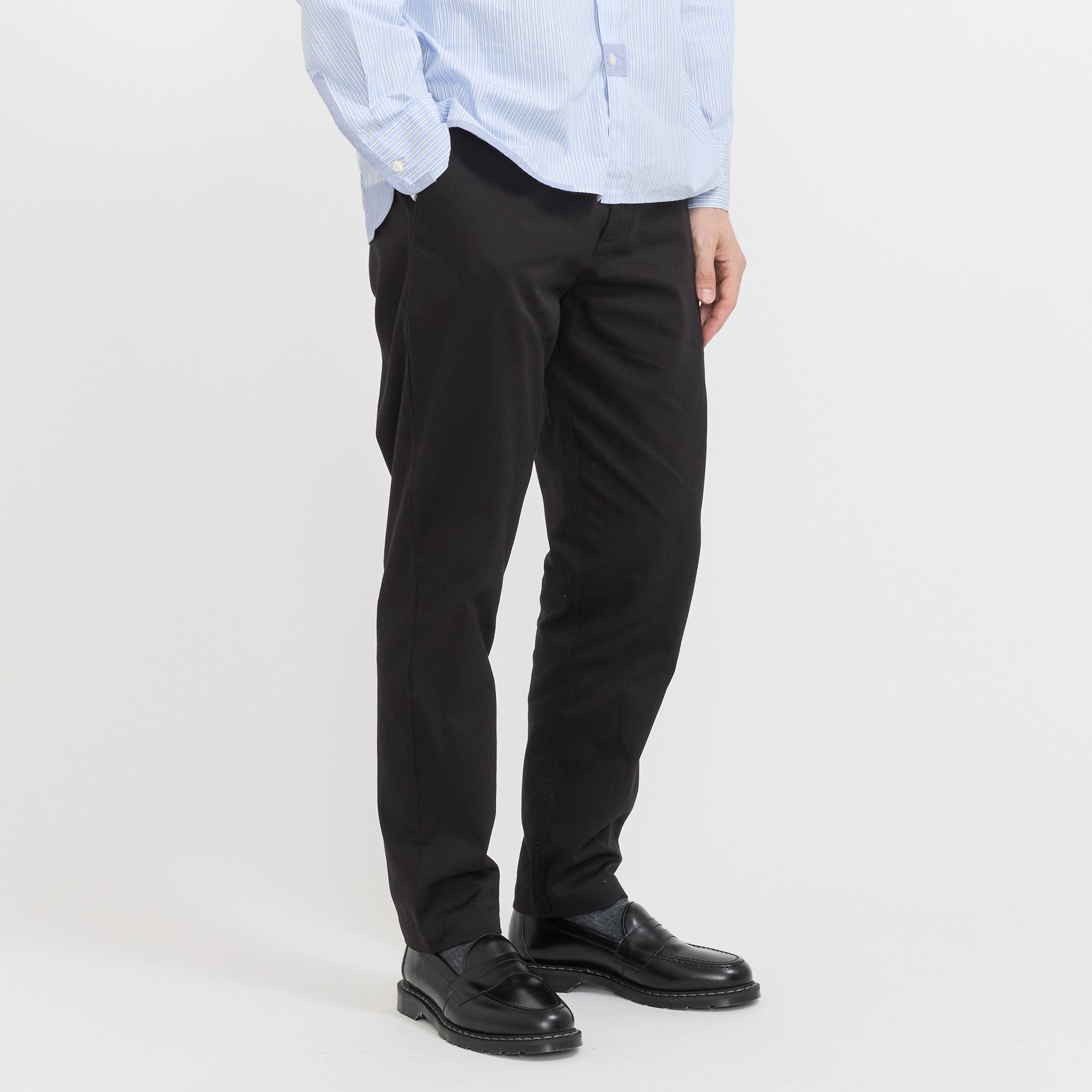 Pantalón chino militar de sarga - Negro
