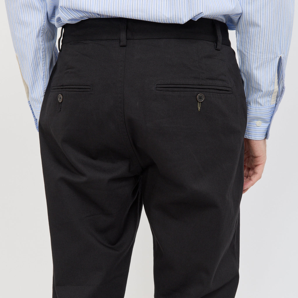 Pantalón chino militar de sarga - Negro