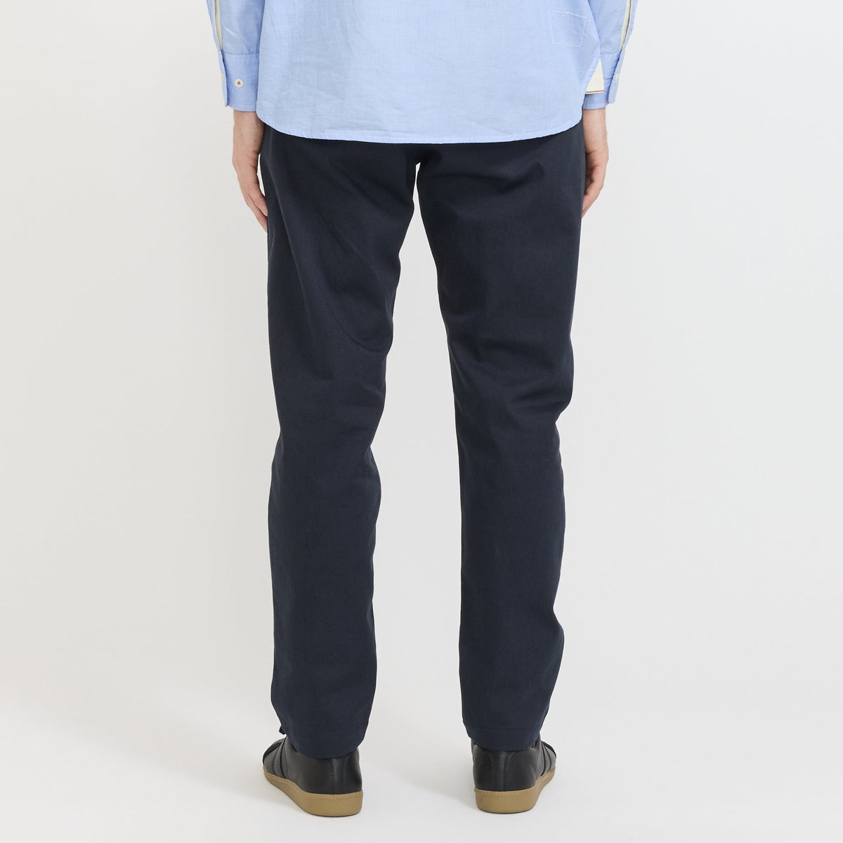 Pantalón chino militar de sarga - Azul marino