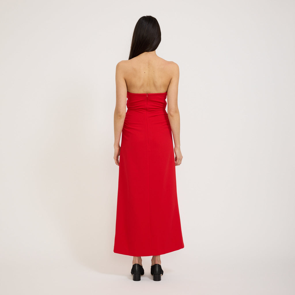 Vestido Zoe con corpiño - Rojo